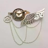 ราคา เข็มกลัด Steampunk Gear, ปีกวินเทจ, เครื่องประดับปีกเกียร์กล, เครื่องประดับ, เข็มกลัดโซ่, ปี 2025 (1732085342983521563)