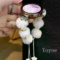 ราคา สายรัดแบบปรับได้, 22mm และ 20mm, เข้ากันได้กับ Samsung Galaxy Watch 7, 4, 5, 6, Gear S3, Active 2 และ Gear S3, สายรัด Drawstring บอลตุ๊กตา (1731555999896864976)