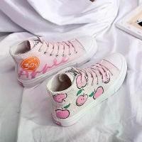 ราคา รองเท้าผ้าใบทรงสูง ดีไซน์ผลไม้น้ําหนักเบา เพ้นท์มือ สําหรับผู้หญิง และเด็กผู้หญิง ฤดูใบไม้ผลิ 2025 มาใหม่ เหมาะกับฤดูใบไม้ร่วง สไตล์เกาหลี Ulzzang เหมาะกับนักเรียน รองเท้าอินเทรนด์ ari gear (173170463