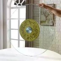 ราคา โต๊ะกระจกแก้วหมุนโต๊ะอาหาร โต๊ะจีนโต๊ะทานข้าวจานหมุน กระจกหมุนโต๊ะจีน โต๊ะกระจกใส โต๊ะ โต๊ะกลมโต๊ะ-Rotating glass Send the rotating base Suitable for restaurant cafeterias (1731248159239865628)