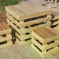 ราคา ชุดโต๊ะเก้าอี้BOX ทำจากไม้พาเลท ลองสั่งได้เลย (1731855809431177933)