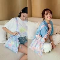 ราคา New Vibes.brandd - Butterpink & Butterblue Bucket Bag กระเป๋าผ้า สะพายข้าง แบบหูรูด (1732291636429882554)
