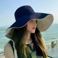 ราคา Asanam Wide Hat, Two Sides, Hat, Sunblock, Hat, Rope, Female Buckle, Bucket, 2 Sides (1732255166215980114)