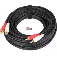 ราคา สายลำโพง AV Cable ยาว 10เมตร สายสัญญาณเสียง (404A) AV ขาวแดง เข้า 2 ออก 2 (M/M) COD (1732090482612012240)