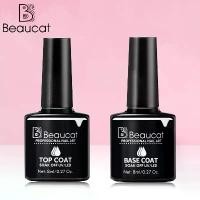 ราคา 【ส่งฟรี】 ✨พร้อมส่ง✨ยาทาเล็บใหม่Top Coat/Base Coat.ใหม่ Beaucat ยาทาเล็บ.8ml (1732225615936587500)