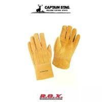 ราคา CAPTAIN STAG SOFT LEATHER GLOVES ถุงมือก่อกองไฟแคมป์ปิ้ง (1730506927117863004)