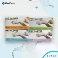 ราคา [ขายร้อน] PRO GLOVES ถุงมือตรวจโรค โปรโกลฟ ลาเท็กซ์ มีแป้ง (100ชิ้น/กล่อง) (1732164937338946583)