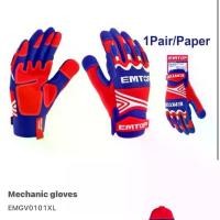 ราคา ถุงมือหนัง Mechanic gloves EMGV0101XL (1730526583760062872)