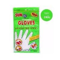 ราคา mhfsuper ถุงมือพลาสติก ถุงมืออเนกประสงค์ 1 แพ็ค 12 ซอง รุ่น Sun-brite-disposable-gloves-00g-J3-01 (1729450189967951949)