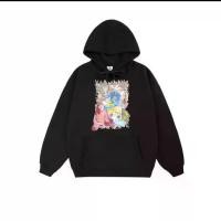 ราคา ขายร้อนArtistic patchwork color block printing hoodie sweatshirt (1731187048972847677)
