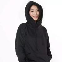 ราคา 77DESIGN HOODIEเสื้อฮู้ด ดำล้วน [แบบสวม] Clothing Women Lady แขนยาว (1729571030896445629)