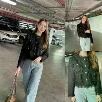 ราคา SLYQ MELODY BROCADE LACE JACKET เสื้อคลุมผ้าลูกไม้ทอ แต่งกระดุมสีเงิน (1729790585903548696)