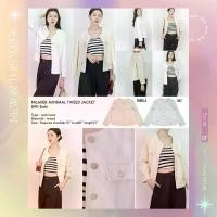 ราคา SLYQ PALMIER MINIMAL TWEED JACKET เสื้อคลุมผ้าทวีตแขนยาวแต่งกระดุมทอง (1729501948413839640)