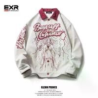 ราคา เสื้อแจ็คเก็ตเบสบอลหนังนิ่ม, แบรนด์เทรนด์สไตล์อเมริกัน EXR, การออกแบบกลุ่มแองเจิล, สำหรับผู้ชาย, สไตล์เรโทร, เสื้อแจ็คเก็ตไฮสตรีท, พร้อมงานปัก เสื้อฮู้ด ยูนิโคล่ ของ แท้ เสื้อ (1731232207393556218)