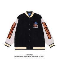 ราคา เสื้อแจ็คเก็ตปักลายการ์ตูนสร้างสรรค์ย้อนยุคอเมริงดิบของผู้ชาย ทรงหลวม เสื้อแจ็คเก็ตเบสบอลคู่รัก มีบล็อกสี sungwindbreaker suho windbreaker jacket si eun jacket sukajan แจ็กเก็ต ผู้ชาย carhartt (173130
