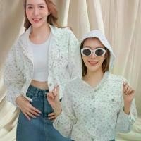 ราคา Jacketแจ็คเก็ตยีนส์แขนยาวฮู้ด ลายดอก รุ่น185 สินค้าแนะนำ Clothing เสื้อ women ผู้หญิง เสื้อคลุมกันแดด เบลเซอร์ผู้หญิง (1731330993477159648)