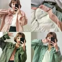 ราคา Look.classy ส่งทันที! Pastel Denim Korea Jacket เสื้อแจ๊คเก็ตยีนส์ กันหนาว พาสเทลน่ารัก สไตล์เกาหลี (1729550966514748268)