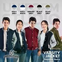 ราคา Uniform Studio เสื้อแจ็คเก็ตเบสบอล เสื้อบอมเบอร์แจ็คเก็ต Bomber Jacket ผ้าขูดขนเนื้อนุ่ม มีให้เลือก 5 สี เสื้อ แจ็คเก็ต (1729578756966549783)