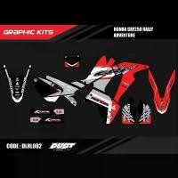 ราคา ขายดี สติ๊กเกอร์วิบาก Honda CRF 250 Rally ทั้งคัน Graphic kit สติ๊กเกอร์เคลือบเงา สุดคุ้ม (1731035891303156404)