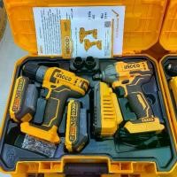 ราคา INGCO ชุด combo kit 20V COSLI230702 สว่านไร้สาย+บล็อคกระแทก (1732074681407932657)