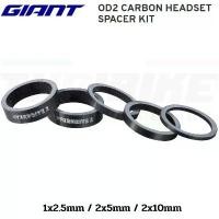 ราคา ชุดแหวนรองคอจักรยานแบบคาร์บอน GIANT OD2 CARBON HEADSET SPACER KIT แนะนำ (1732075788179769238)