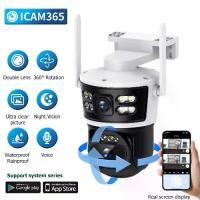 ราคา icam 365 CCTV Dual lens CCTV 8MP waterproof IP camera WiFi 360 degree rotating camera Mobile tracking (1732102684216886561)