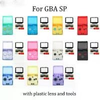 ราคา Replacement Transparent Full Housing Shell Case Repair Parts Kit w/Lens&Screwdriver for Nintendo Gameboy Advance SP GBA SP Console (1732401556243121350)