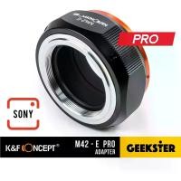 ราคา [COD] Pro K&F M42-E Adapter แปลงเลนส์เมาส์ M42 เพื่อเอามาใส่กล้อง Sony Mirrorless ( NEX / E / FE ) ( Lens mount adapter Mount M42 For Sony ) ( เมาท์แปลง อแดปเตอร์ ) ( M42-NEX / M (1732299923282626449)