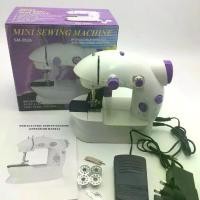 ราคา [พร้อมส่ง] จักรเย็บผ้า ไฟฟ้า มินิ ขนาดพกพา Mini Sewing Machine จักรเย็บผ้าขนาดเล็ก พกพาสะดวก202A Mini Sewing Machine (1732168077995115988)