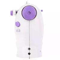 ราคา จักรเย็บผ้า ไฟฟ้า มินิ ขนาดพกพา Mini Sewing Machine จักรเย็บผ้าขนาดเล็ก พกพาสะดวก (สีม่วง) 234771/A2230 COD (1731885633051199416)