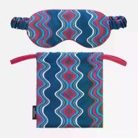 ราคา [COD] Namlai Silk Sleep Eye Mask - Blue (1732244803460629634)