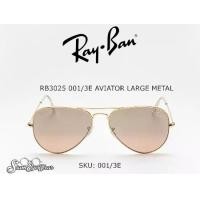 ราคา แว่นกันแดด Rayban Aviator RB3025 001/3E 58mm Arista Gold/Pink Silver Mirror (1732250913838826672)