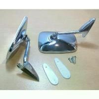 ราคา จัดส่งที่รวดเร็ว กระจกมองข้าง กระจกแต่ง กระจก รถเก่า รถโบราณ ทำจากโลหะ ชุบโครเมี่ยม Classic Mirror Universal กระจกแต่งรถ กระจกข้าง (1732198141952690282)