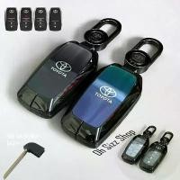 ราคา จัดส่งเฉพาะจุด เคสรีโมทรถ Toyota Fortuner เคสโลหะดำเงา ปิดปุ่มใสกันรอย ด้านหลังเงาเรียบหรู มีสไตล์ ครอบรีโมททั้งหมด 3D Mirror Alloy/TP (1731835029365622291)