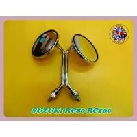 ราคา ยึดรูปแบบเดียวกัน กระจกมองหลังย่อ L-R SUZUKI RC80 RC100 8mm mirror set (1732282706977917169)