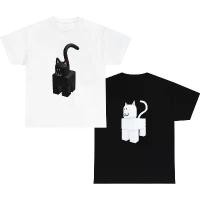 ราคา Roblox Cat shirt and Kitten Outfit Collection เสื้อยืดเกมเมอร์ roblox เสื้อแขนสั้น (1732008804424386398)