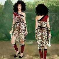 ราคา ชุดอินเดียนแดง ชุดอินเดียแดง อินเดียนแดง อินเดียแดง ชุดคนป่า ชนเผ่า Cave man Bohemian Babarian Red Indian or Native American BoSuit America Costume Party Cosplay Fancy Outfit (1732272232125467200)