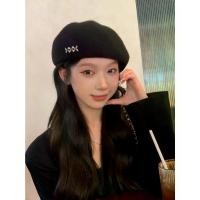 ราคา หมวกเบเร่ต์ สไตล์เกาหลี ฤดูใบไม้ร่วง ฤดูหนาว มาใหม่ สำหรับผู้หญิง ระบายอากาศ กระชับสัดส่วน ดีไซน์ย้อนกลับ สวมใส่ไปข้างหน้า หมวก สไตล์ญี่ปุ่น เส้นรอบวงศีรษะขนาดใหญ่ สีดำ อินเทรนด์ beret outfit (1731880