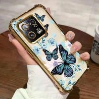 ราคา เคสโทรศัพท์มือถือ, สำหรับ Xiaomi 13pro และ 13, ลายผีเสื้อพราว, ป้องกันสี่มุม, กันกระแทกและกันกระแทก, ชุบด้วยไฟฟ้า, โปร่งใส, นุ่ม xiaomi 14 case xiaomi 14t pro outfit top for (1731743906116831795)