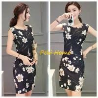 ราคา มินิเดรสเข้ารูป ลายดอกขาวดำ ใส่ทำงาน รุ่นZA6-31 ชุดเดรส สวย ทรงเข้ารูป ที่นิยมมากที่สุด Clothing Dress Women ผู้หญิง เสื้อผ้า bodycon red dress sundresses outfit (1731054700463491126)