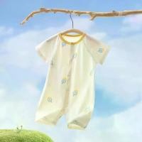 ราคา เสื้อผ้าเด็กแรกเกิด, Onesies แขนสั้นเด็ก, สไตล์บางฤดูร้อน, เหมาะสำหรับเด็กชายและเด็กหญิง, ชุดรอมเปอร์ปีนเขา, ชุดนอนไม่มีกระดูก beige baby outfit ชุด แมนยู เด็ก แรก เกิด (1732106277127359059)