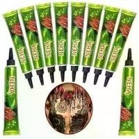 ราคา henna เพ้นท์เฮนน่าคุณภาพดีทันที สีเข้มมาก ใช้งานง่ายบนเล็บ สีทาตัว และเส้นผมจากอินเดีย henna tattoo body paint mehandi (1732285265552181074)