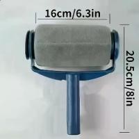 ราคา [พร้อมส่ง] ลูกกลิ้งสี Easy-Fill 16.0cm Paint Roller Brush with 20.32cm Handle - Seamless, Durable Design for Quick Wall Painting - Ideal for Home Renovation & Maintenance (1732200712020788483)