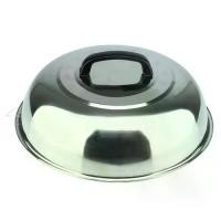 ราคา Pan cover ฝาครอบกะทะ ฝาครอบอาหาร สแตนเลส ขนาด 34cm ฝาชี สแตนเลส ฝาแก้วครอบกระทะ ฝาแก้วครอบหม้อ ฝาหม้อ ฝากระทะ ฝาชีครอบอาหาร (1732069634365819598)