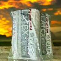 ราคา Tulip หมอนหนุน หมอนยางพารา100% Medium Firm Latex Pillow (1730392621553191606)