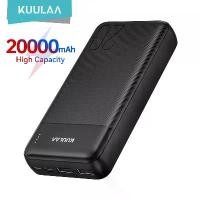 ราคา ส่งฟรี. Kuulaa 20000mAh Power Bank Lithium Polymer แบตสำรอง Fast Charging for iPhone, Large Capacity Powerbank 2.1A Dual USB Output for Samsung Huawei Xiaomi Vivo (1732374342307776410)