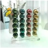 ราคา ที่ใส่กาแฟแคปซูล Nespresso ที่เก็บแคปซูล สำหรับ Nespresso Capsule Storage Rack COD (1732023841493386506)