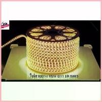 ราคา ซีโอดี ไฟเส้นสายยาง แน ไฟสายยาง สีวอมไวท์ LED ROPE LIGHT ยาว 10เมตร ฟรีปลั๊กสำหรัสายยาง (1730685271434628009)