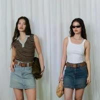 ราคา MALIMAYS - Midi Skirt With Belt กระโปรงยีนส์ มีซับใน แถมเข็มขัด (1732347468289902311)