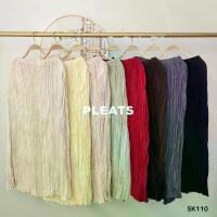ราคา กระโปรงอัดพลีท รหัส SK110 (ยาว 34 นิ้ว) - PLEATS BY MAMA SKIRT (1731956347779123348)